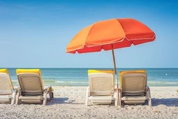 Beach Chair with Umbrella